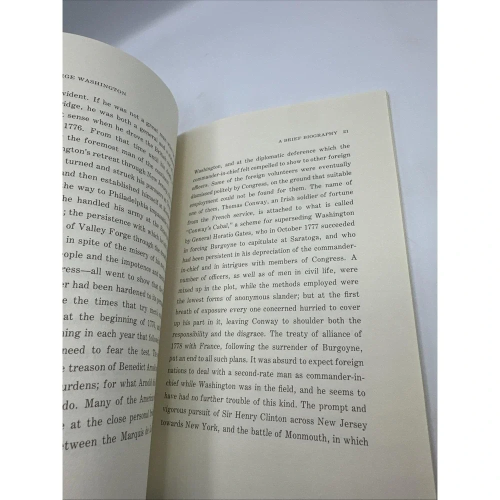George Washington: A Brief Biography by William‎ MacDonald 1973 Historical Book